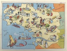 Carte géographie bretagne d'occasion  Tours-