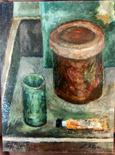 Quadro olio cartoncino usato  Cerignola