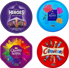 Usado, Banheiras de chocolate Cadbury celebrações heróis rosas qualidade seleção de rua comprar usado  Enviando para Brazil