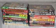 Lot 18 Kung Fu Korean Martial Arts DVD Movies Jet Li Yeung Jackie Chan comprar usado  Enviando para Brazil