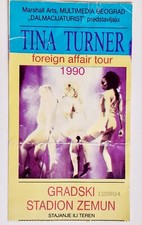 Usado, TINA TURNER TURNÊ FOREIGN AFFAIR BELGRADO IUGOSLÁVIA 1990. BILHETE ULTRA RARO comprar usado  Enviando para Brazil