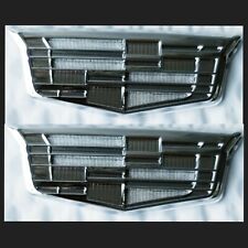 2pcs cadillac emblem for sale  Nederland