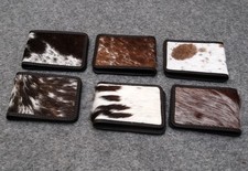 Cowhide bifold leather for sale  Taylor