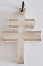 Pendentif croix lorraine d'occasion  France