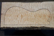 INCRÍVEL ACOLCHOADO BORDO 22 3/8" X 9 1/2" X 1 11/16" GUITARRA, LUTHIER, ARTESANATO, ESCALAS comprar usado  Enviando para Brazil