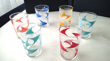 Lot verres sérigraphiés d'occasion  Rivery