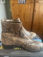 Women ankle snakeskin for sale  WIRRAL