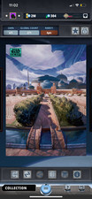 Comerciante de cartas digital Star Wars Chrome Galaxy 24 Theed Plaza Aqua Lava comprar usado  Enviando para Brazil