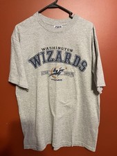 Camisa Vintage Washington Wizards Grande Cinza Logotipo NBA Anos 90 Conferência Leste CSA comprar usado  Enviando para Brazil