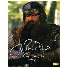 Foto autografada de cena de John Rhys-Davies Senhor dos Anéis Gimli 8x10, usado comprar usado  Enviando para Brazil
