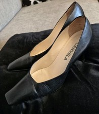 Carvela black leather for sale  BURY