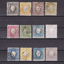 PORTUGAL 1874, Sc# 34-51, CV $373, Usado segunda mano  Embacar hacia Mexico