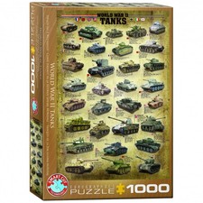 Puzzle - Char D'Assaut De La Seconde Guerre Mondiale - 1000 Pièces, używany na sprzedaż  Wysyłka do Poland
