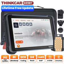 ThinkScan 689BT OBD2 Profesjonalne urządzenie diagnostyczne Skaner 34 Reset kodowanie ECU CAN-FD na sprzedaż  Wysyłka do Poland