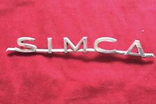 Simca logo scritta usato Simca logo scritta usato  Verrayes