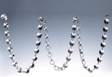 5 peças 3,3 pés octógono de cristal 14 mm contas prismas lustre parte corrente guirlanda comprar usado  Enviando para Brazil