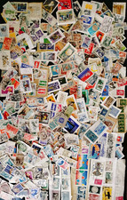 Gros lot timbres d'occasion  France