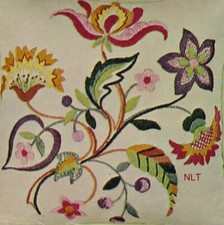 Jacobean floral vintage for sale  Austin