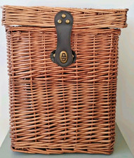 Brown wicker hamper for sale  BRIDGWATER