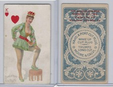 N458 Hard A Port, Playing Cards, Moore & Calvi, 1890, Heart King comprar usado  Enviando para Brazil