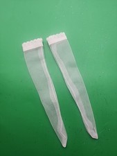 Meias-mangueiras brancas transparentes para coxa alta da Barbie comprar usado  Enviando para Brazil