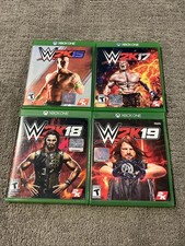 Lote de jogos Xbox One WWE 2K15 2K17 2K18 e 2K19 todos na caixa com manual testado e perfeito estado! comprar usado  Enviando para Brazil