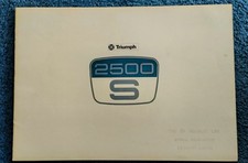 Triumph 2500s market for sale  BINGLEY