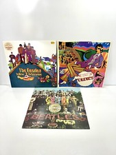 Vintage The Beatles 3 LP LOTE SGT Pepper, Yellow Submarine Edição Limitada, Oldies comprar usado  Enviando para Brazil