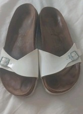 Birkenstock white madrid for sale  BOLTON