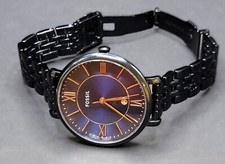 Relógio feminino pulseira de aço azul fóssil mostrador azul - ES4094 nova bateria comprar usado  Enviando para Brazil