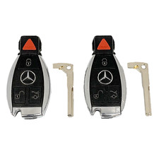 2 fobs remotos sem chave Mercedes Benz fabricante de equipamento original + chaves sem cortes IYZDC07 DC10 DC11 DC12 comprar usado  Enviando para Brazil