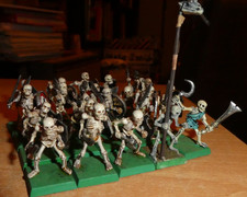 Painted warhammer skeleton for sale  West Chester
