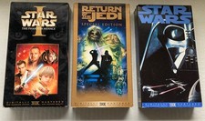 STAR WARS — VTG VHS TAPE LOT (3) Jedi / Menace / New Hope TESTED PREOWNED COND comprar usado STAR WARS — VTG VHS TAPE LOT (3) Jedi / Menace / New Hope TESTED PREOWNED COND comprar usado  Enviando para Brazil