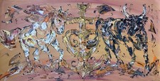 Tableau taureau croix d'occasion  Montpellier-