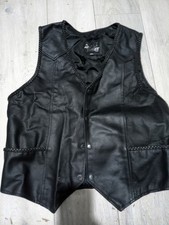 Mens black biker for sale  TORQUAY
