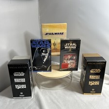 VTG Star Wars Movie Bundle: The Complete Saga Blu Ray,VHS Trilogy, New Hope Ep 1 comprar usado  Enviando para Brazil
