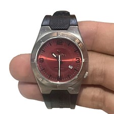 Vintage Rip Curl Masculino Clássico Surf 100m Resist Red Face Nova Bateria, usado comprar usado  Enviando para Brazil