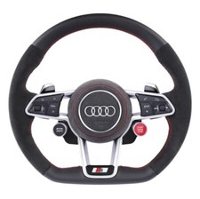 Usado, Audi S Alcantara Steering Wheel – Red Stitching, S Badge, Airbag - Plug & Play comprar usado  Enviando para Brazil
