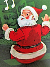 Vintage christmas santa for sale  ADDLESTONE
