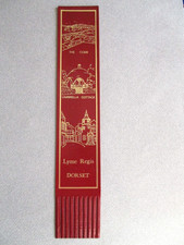 Leather bookmark lyme for sale  NORWICH