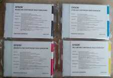 4x Oryginalne wkłady atramentowe Epson S020118 S020122 S020126 S020130 (MJIC9) na sprzedaż  PL