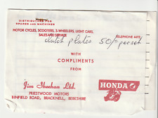 Motorcycling memorabilia recei for sale  HERTFORD
