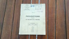 Rare sncf 1947 d'occasion  Auray