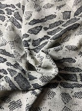 Tecido Poliéster W 150cm L 300cm Estampa de Cobra, Bege e Preto Vintage comprar usado Tecido Poliéster W 150cm L 300cm Estampa de Cobra, Bege e Preto Vintage comprar usado  Enviando para Brazil