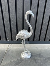 Silver flamingo ornament for sale  LEEDS