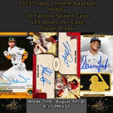 Adael Amador 2025 Topps Chrome Baseball Hobby - 1X Estojo Player BREAK #18 comprar usado  Enviando para Brazil