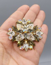 Broche vintage métal d'occasion  Saint-Chef