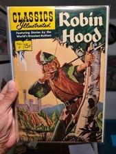 Clássicos ilustrados Robin Hood #7 F/VF Gilberton Publishing 1961 HRN 164 comprar usado  Enviando para Brazil