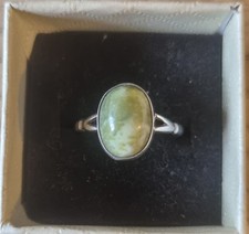 Sterling silver green for sale  SHREWSBURY