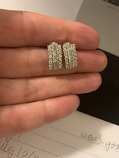 sterling silver cz earrings for sale  Fairfield